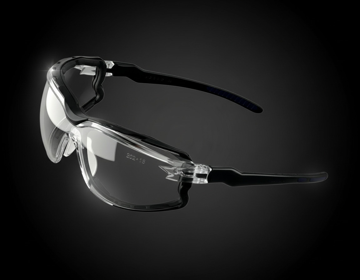 Falcon Safety Glasses with Removable Foam Lined Gasket and UV Protection
