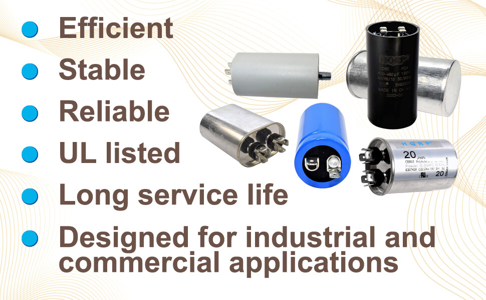 250-440V Capacitors CBB60 / CBB65 AC Electric Motor Start HVAC Blower Compressor