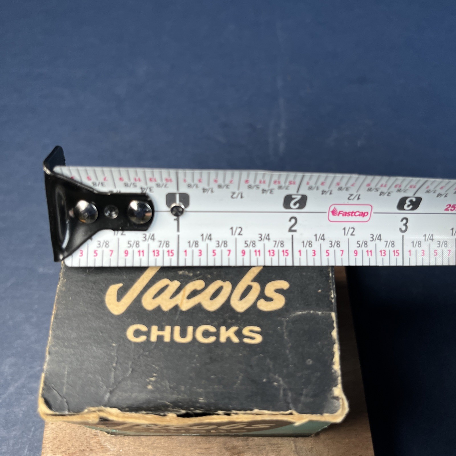 Jacobs No. 7B Drill Chuck, 0 to 1/4″ capacity, 3/8-24 mount, Hartford, USA