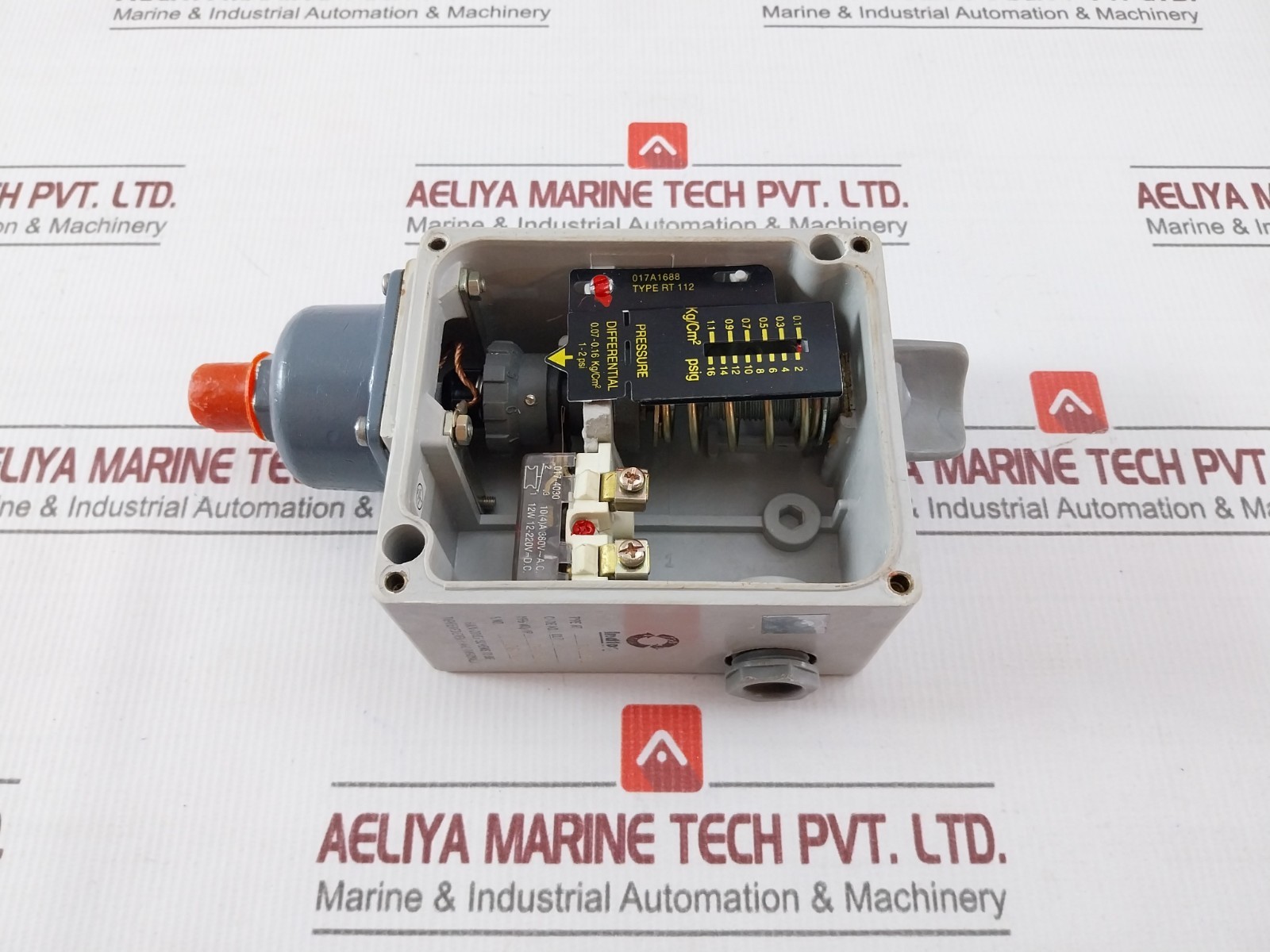 INDFOS RT 112 PB Pressure Switch AC 10A 380VAC DC 12W 12–220V 0.1–1.1 KG/CM2