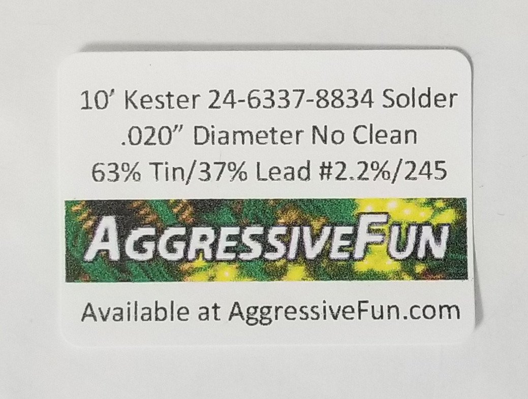 Kester No Clean 245 Core Solder .020″ .5mm 63/37 58/245 Flux 24-6337-8834 30ft