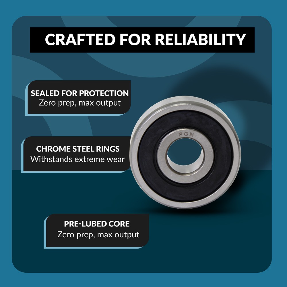 (10) 6010-2RS Premium Rubber Seal Ball Bearing C3 EMQ, 50x80x16, 6010 2RS 6010rs