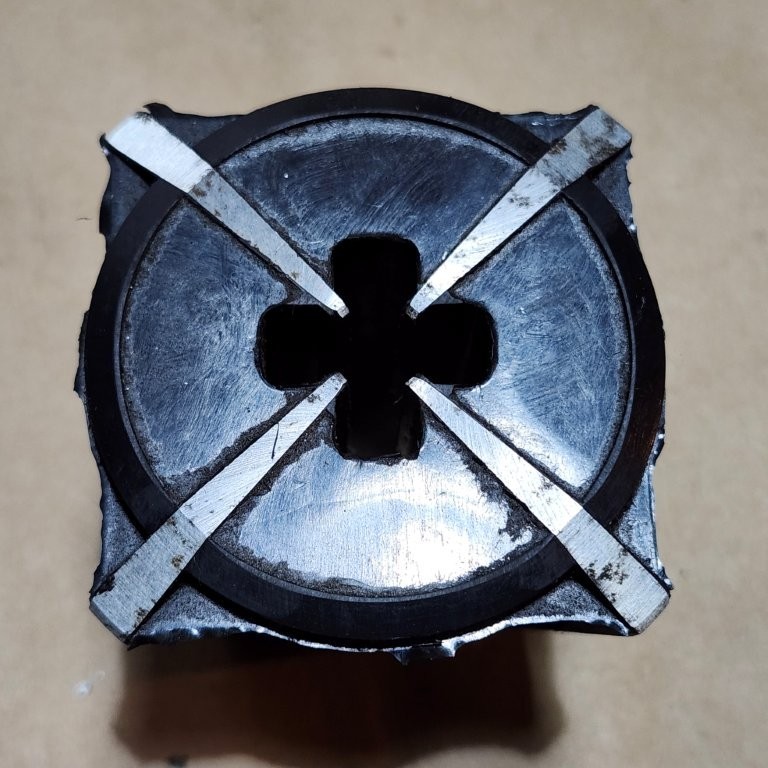 Jacobs Rubber Flex Collars Used 6 Pcs. as Listed in Steel Case Shown USA
