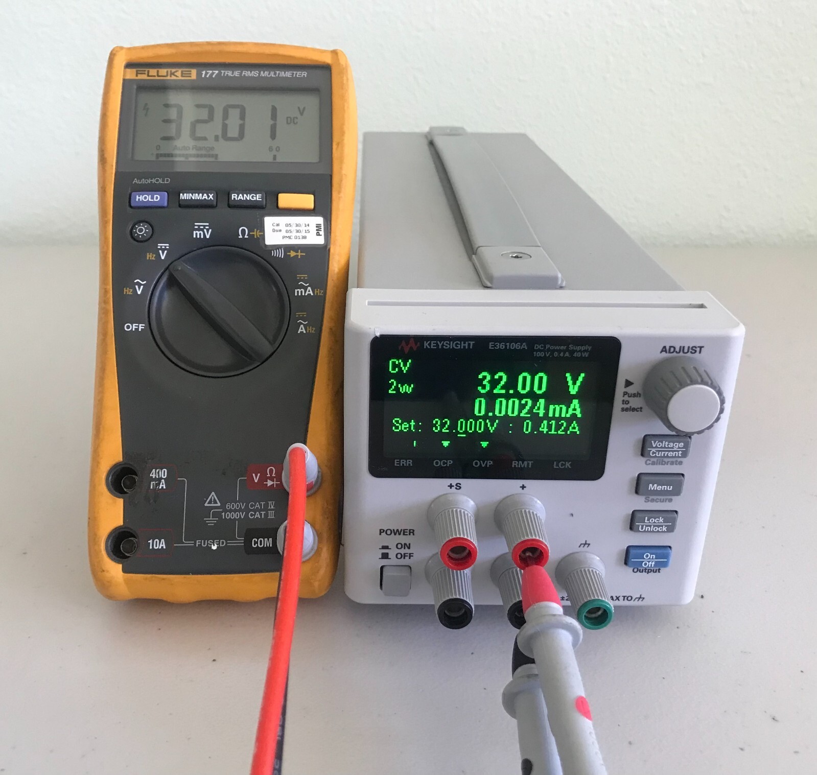 Keysight E36106A 40W DC Power Supply 100V / 0.4A