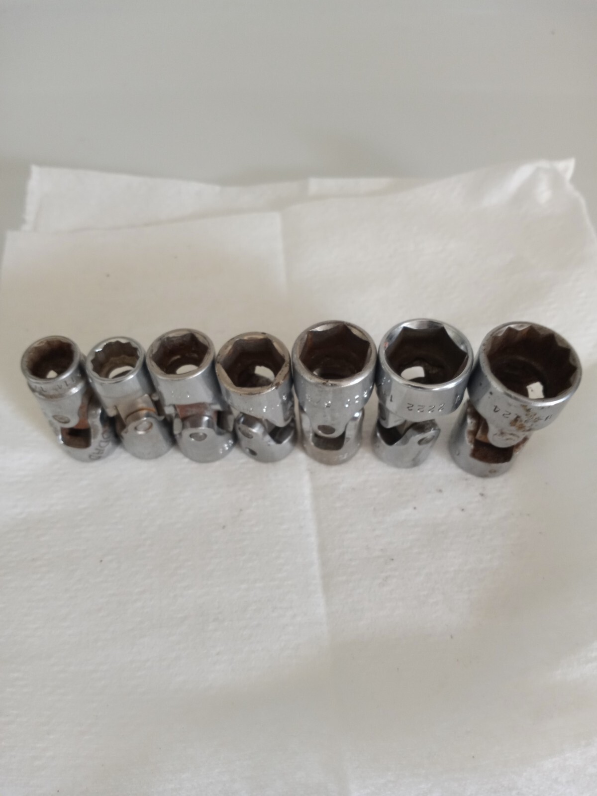 Cornwell Tools 7 piece Swivel Socket Lot