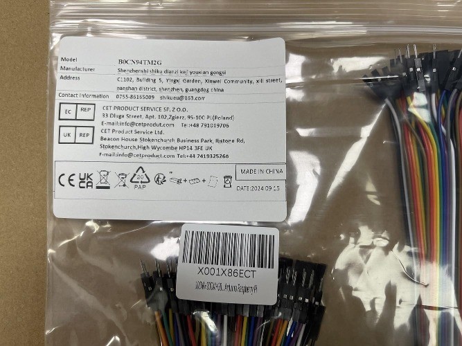 Breadboard Jumper Wires Kit 360pcs 10cm 20cm 30cm Male Female Male Male Female