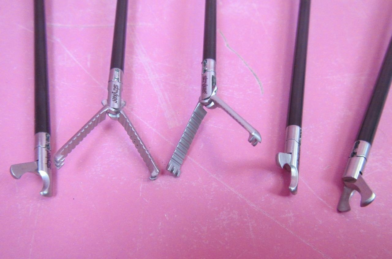 Stryker V.Mueller Snowden Pencer 8 Pc Bipolar 5mm Laparoscopic Instrument Set
