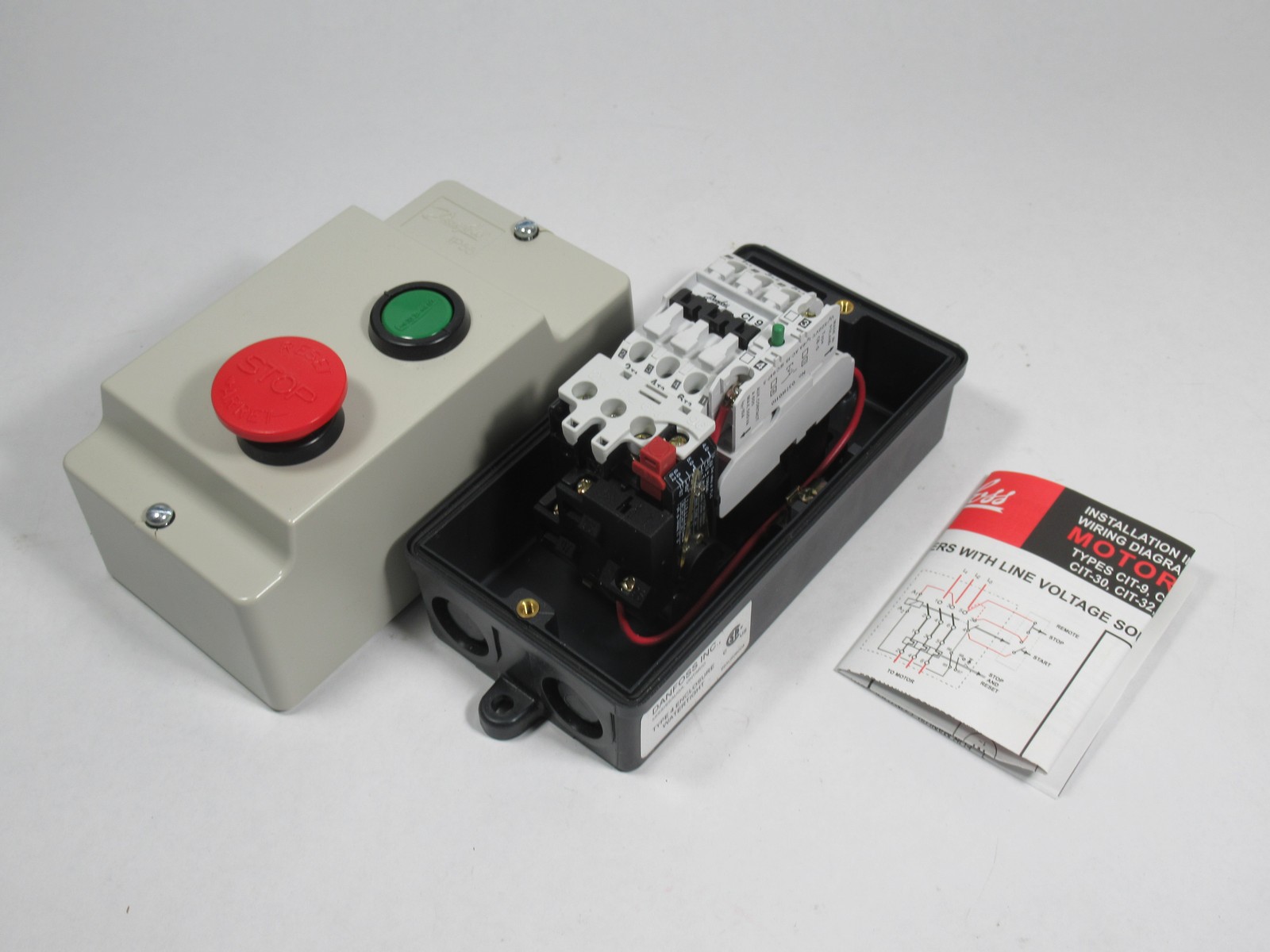 Danfoss DOL Starter CI 9 110V 50/60Hz 4.0-6.2A Start/Stop/Reset SHELF WEAR NOP