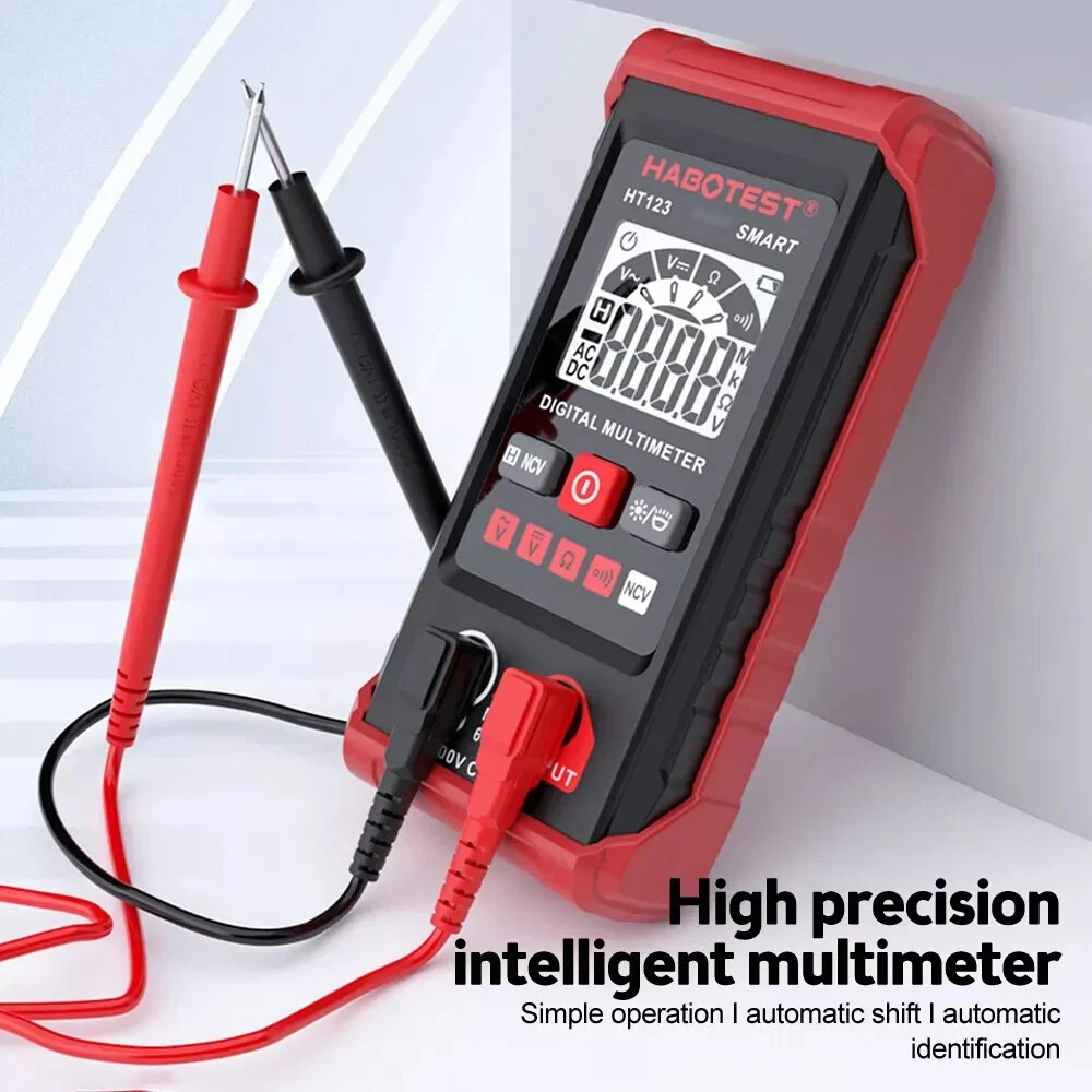 Digital Multimeter AC DC Voltmeter Ammeter Ohmmeter Volt Tester Meter WITH BATT