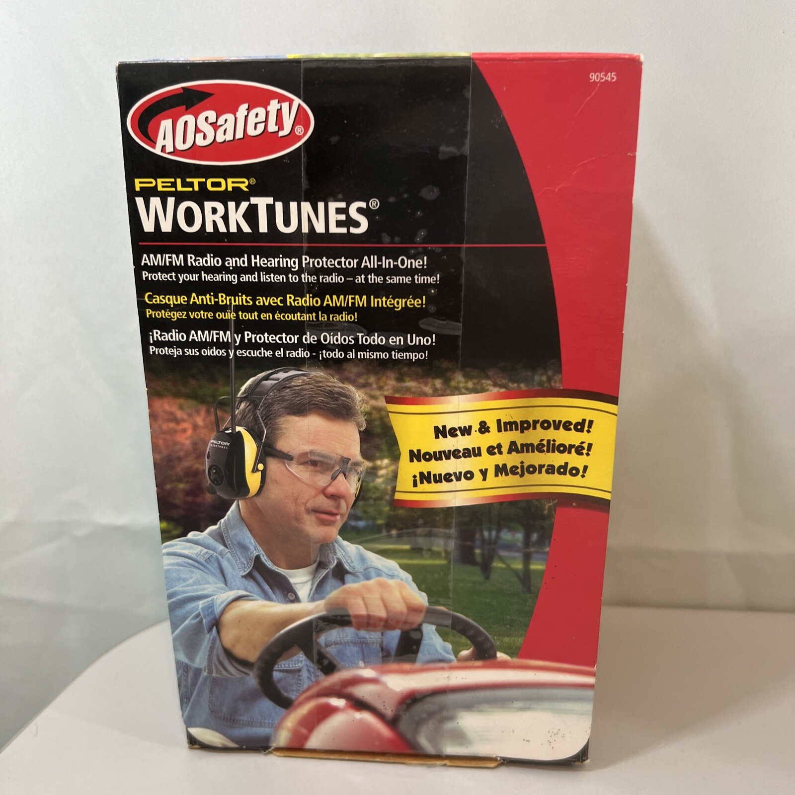 Peltor AO Safety Work Tunes AM/FM Headphones HRX52A Worktunes Mowing Yard work