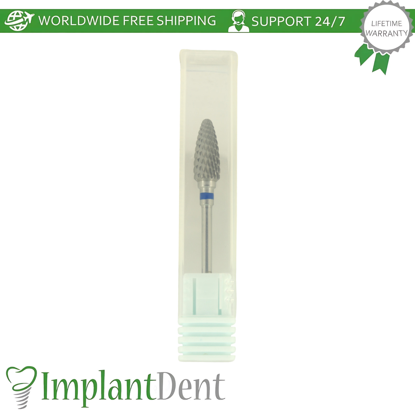 Dental Cross Cut Standard Carbide Ø6.0mm x 14.5mm Bur 5000350 Dentistry Tool