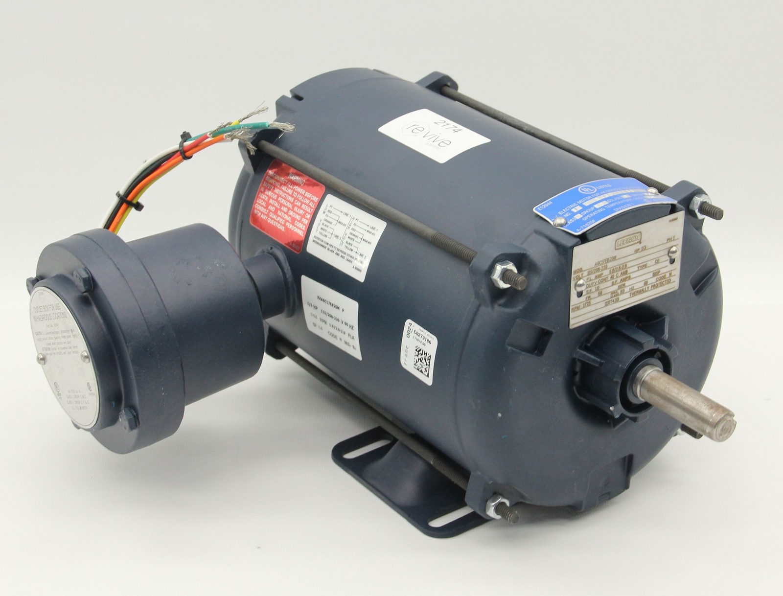 Leeson Electric Explosion Proof Motor 1/3 HP