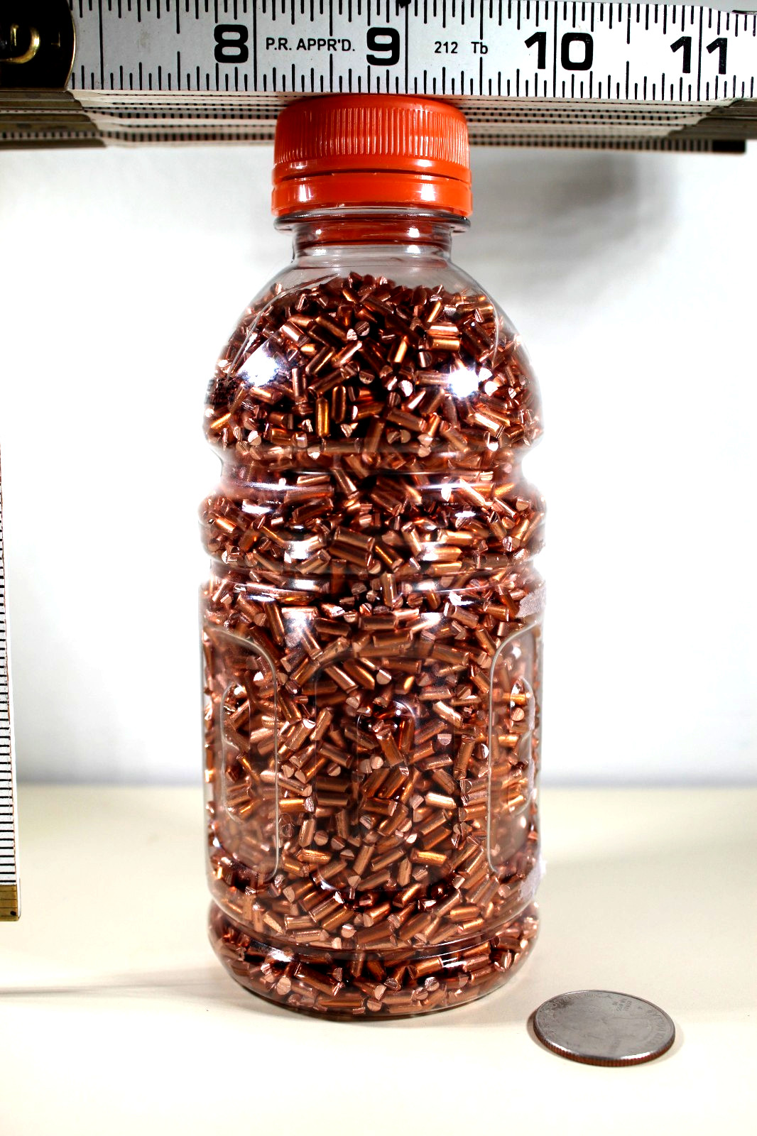 4 lbs Chopped Copper, 99.9% Pure – #10 and #12 Wire, 1/8″ to 1/4″ Lengths