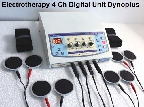 Electrotherapy 4 Channel Therapy Machine Digital Unit Home Use Model Dynopluse $