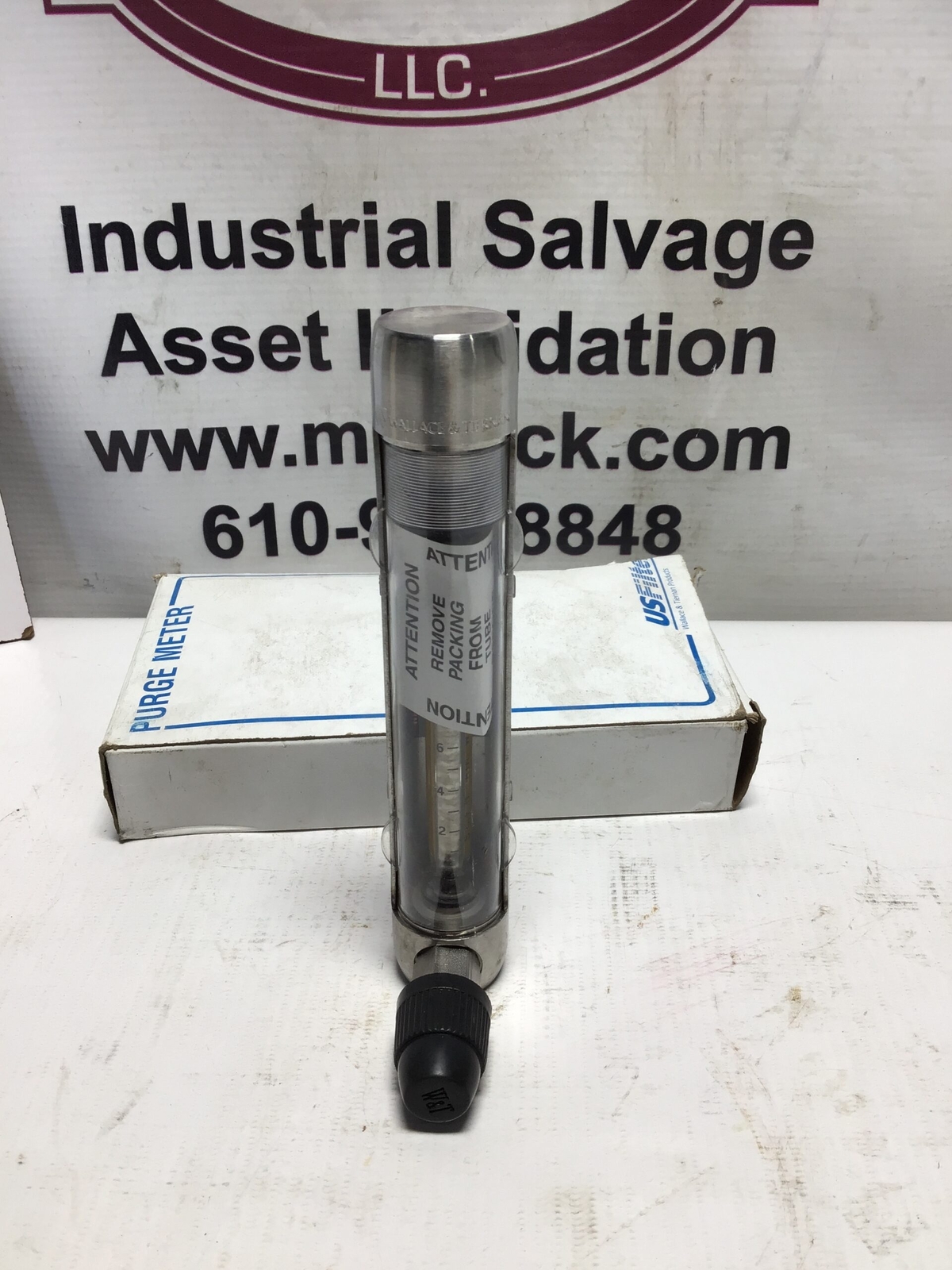 WALLACE & TIERNAN PURGE METER 32E103SSXX2X FL12.00 CUFT/HR 200PSI