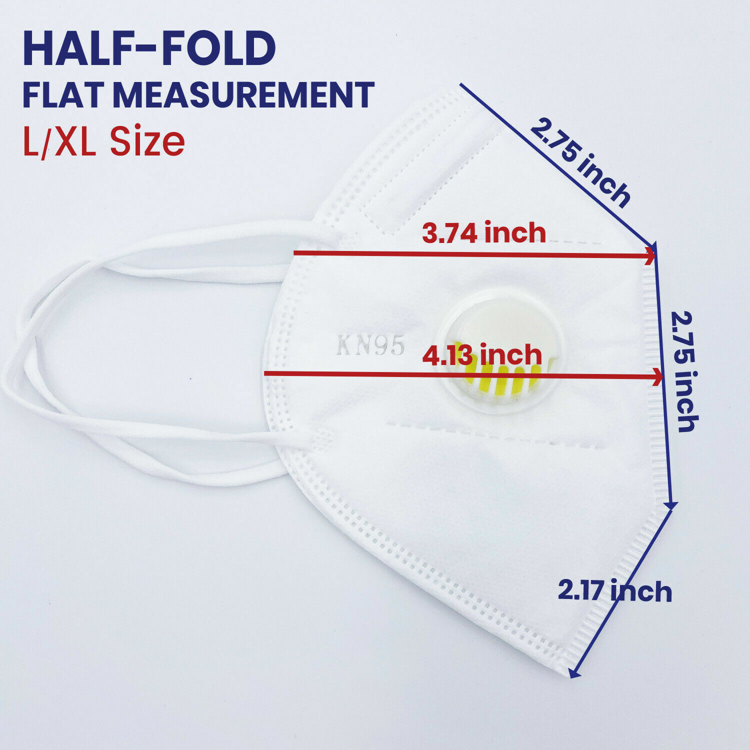 KN95 Face Mask(BFE 95%)Non-Medical Disposable Mask With Breathing Valve