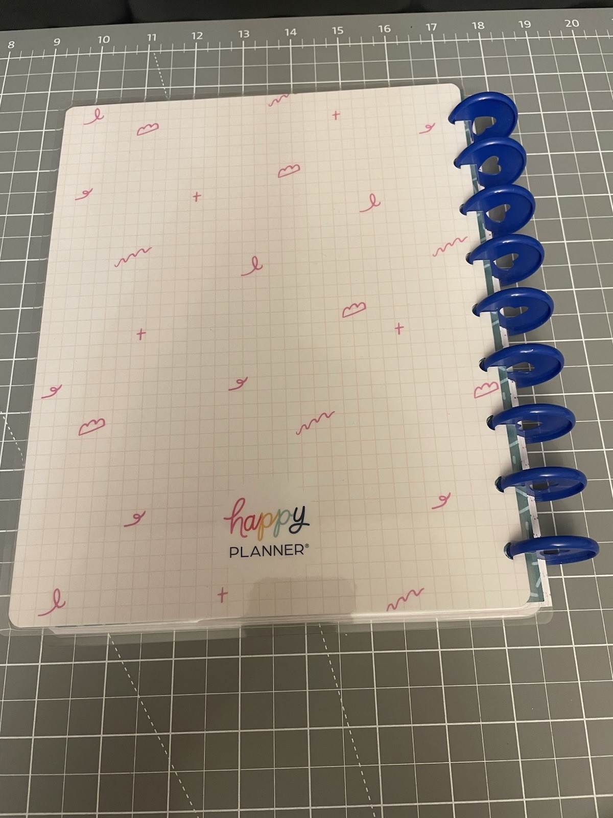Happy Planner Classic Squad Girls Planner 12 Months 9 Disc Vertical Color Block