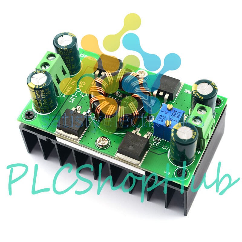 DC-DC 300W 10A CC CV Automatic Step-Up Step-Down Buck-Boost Power Supply Module