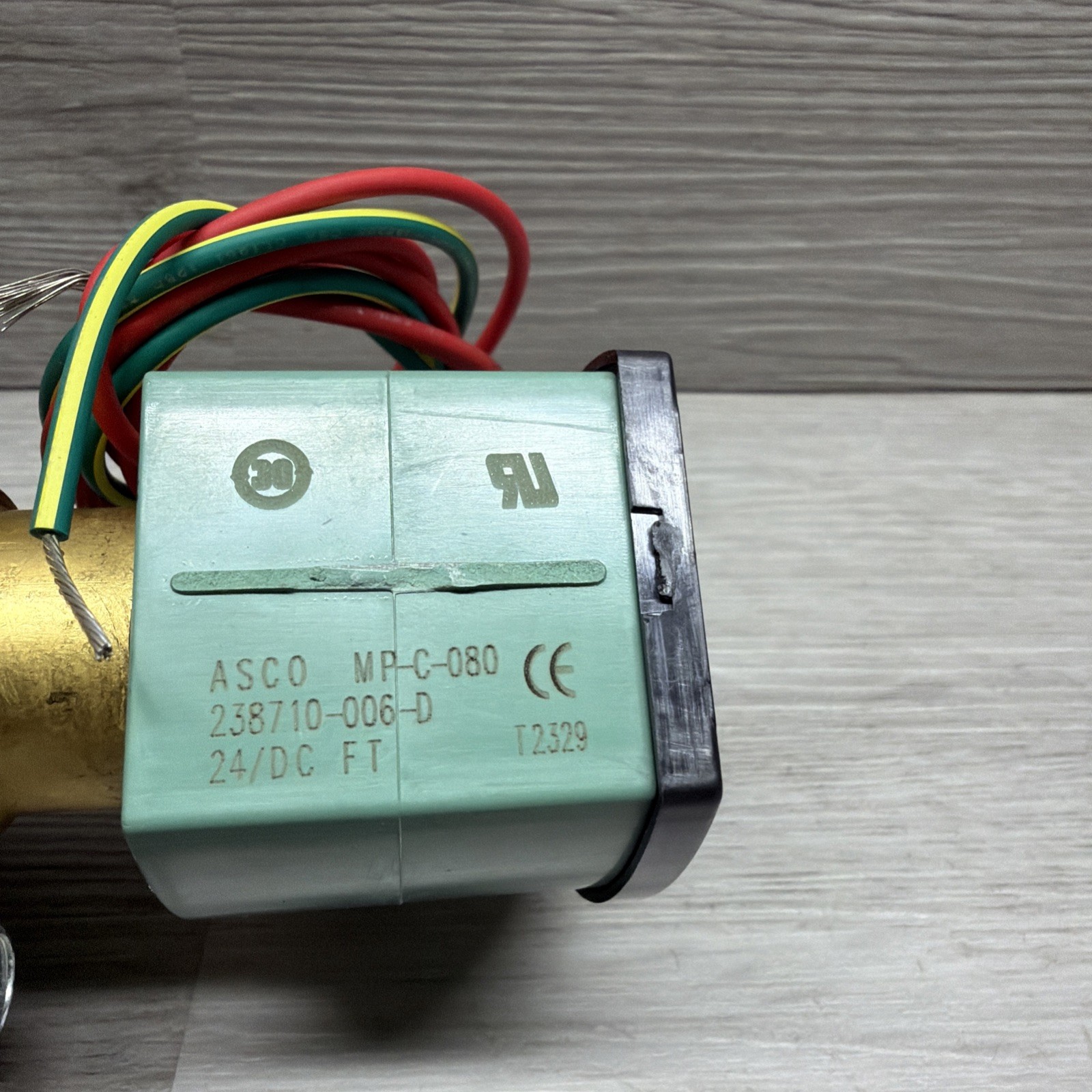 ASCO 8210G034 Red Hat Solenoid Valve, 24VDC Coil, 1/2” NPT Ports, New
