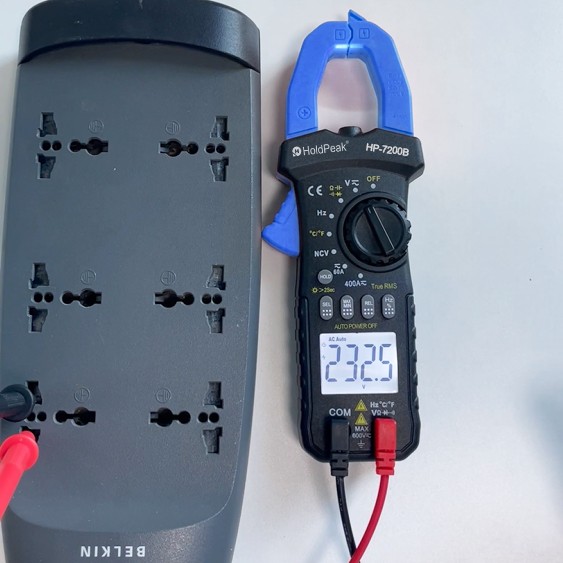 HoldPeak True RMS Digital Auto-Ranging 6000 Counts Clamp Meter 60A 400V AC DC US