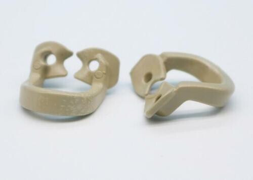 4 Pcs Dental Barrier Clips Rubber Dam Clamps Clip Soft Resin Kerr Style Molar