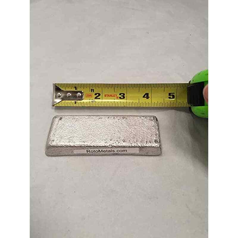 RotoMetals Bismuth Based Alloy Low-Melting Point 158 F Ingot Wood’s Metal 10 lbs