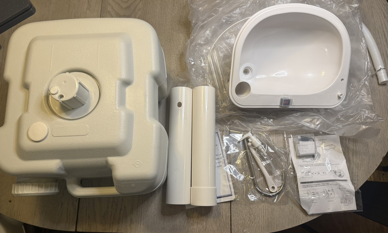 Portable Sink Outdoor Camping Sink Battery Operated Electric Station 5 Gallon