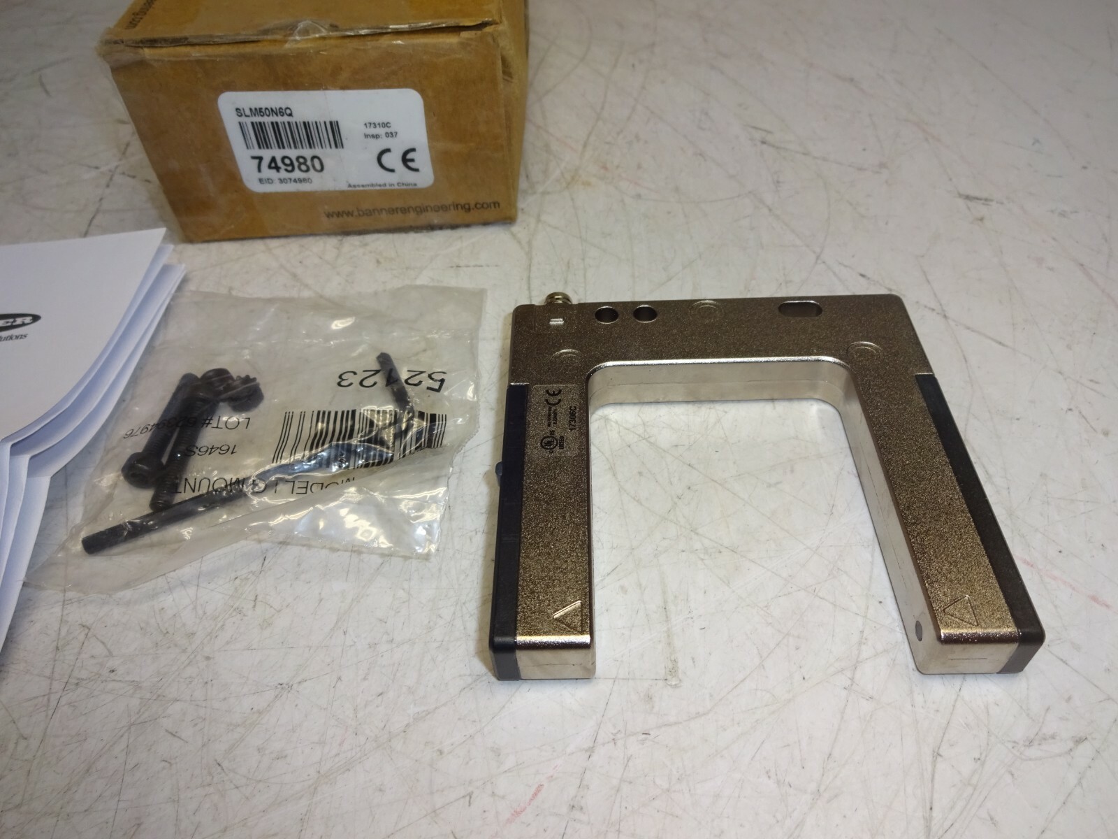 Banner Slm50n6q Slot Sensor 74980