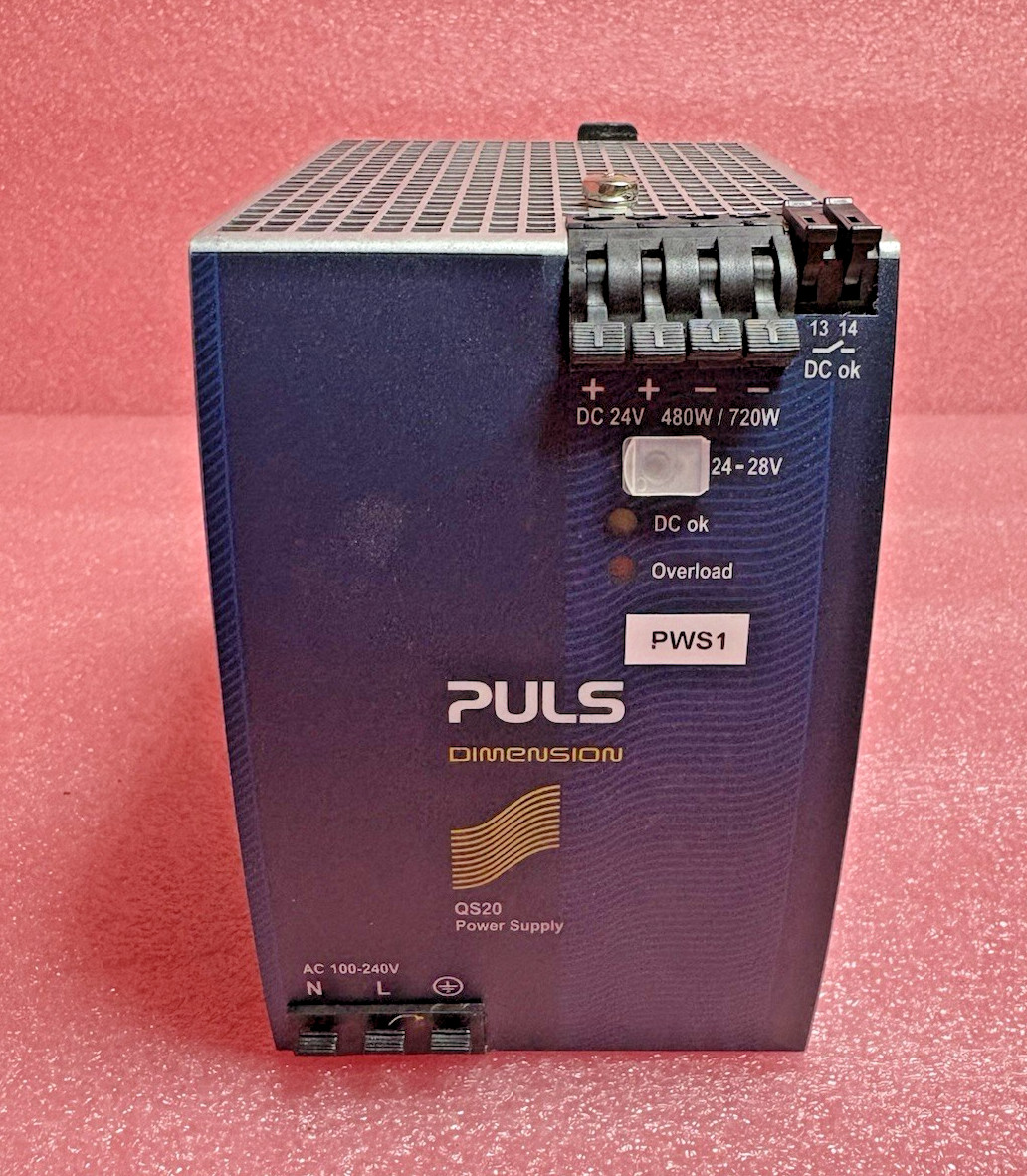 PULS QS20.241 DIN Rail Mounted DC Power Supply Din Rail Mt. From Inventory