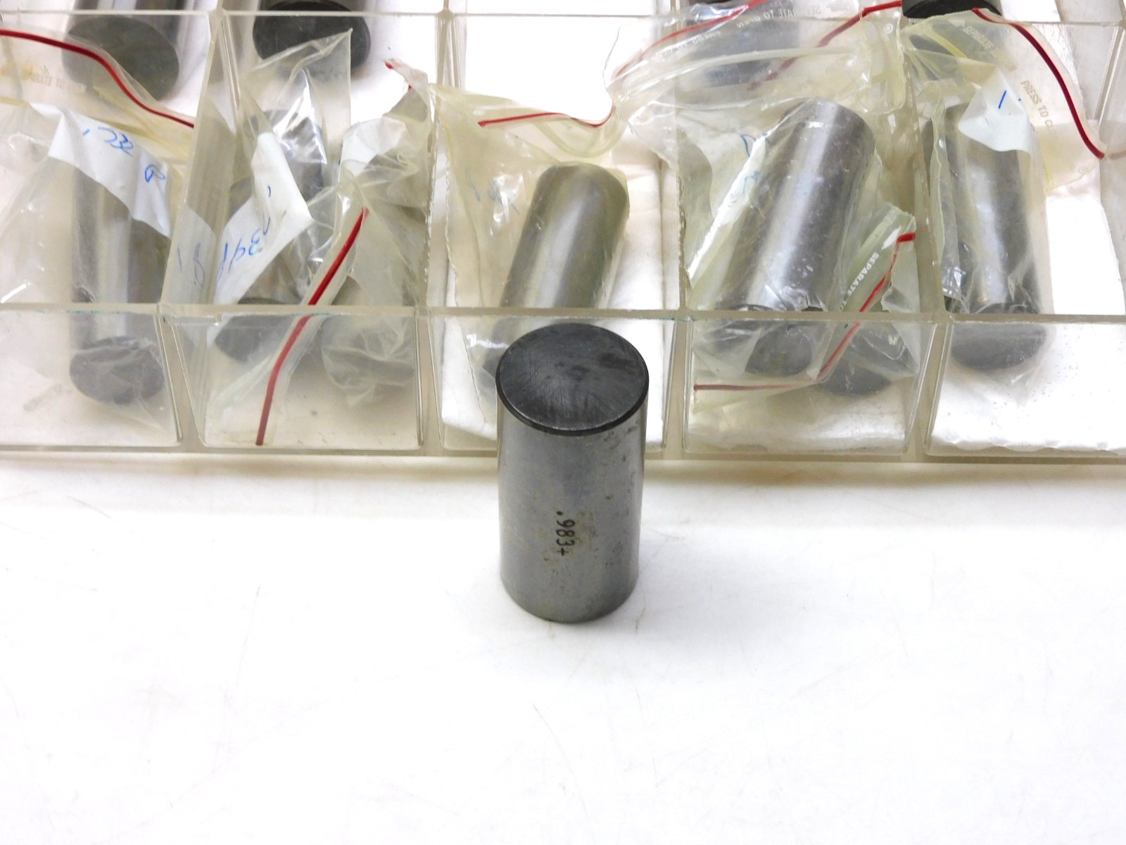No Name Gage Pin Set Sizes .732 -.738 3x .737 .981 – .986 Missing .985 Lot of 13