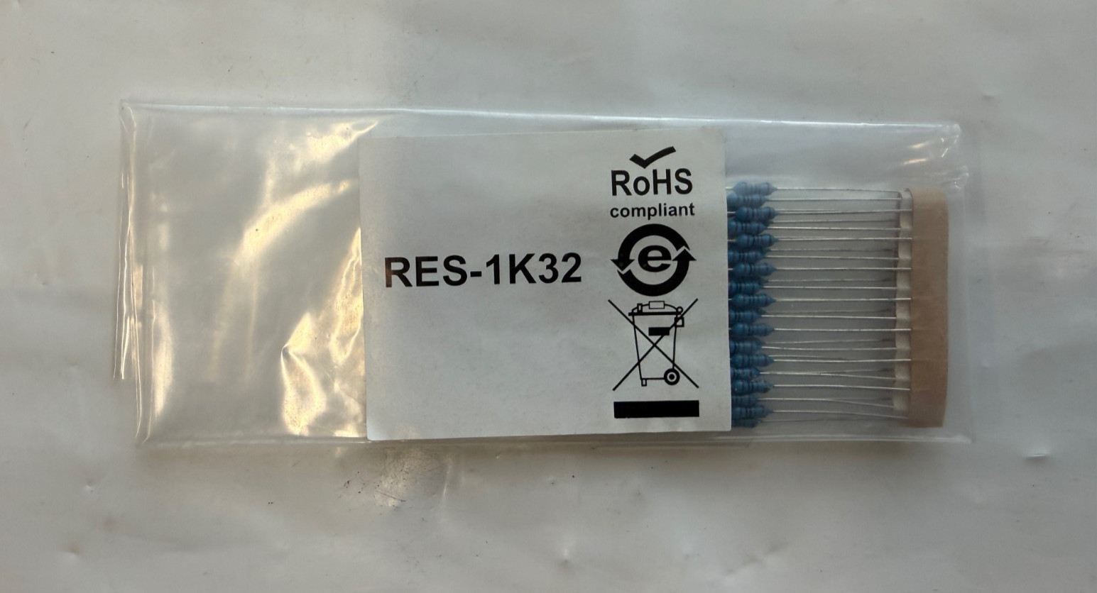 OHM RES-1K32 Resistors QTY 32