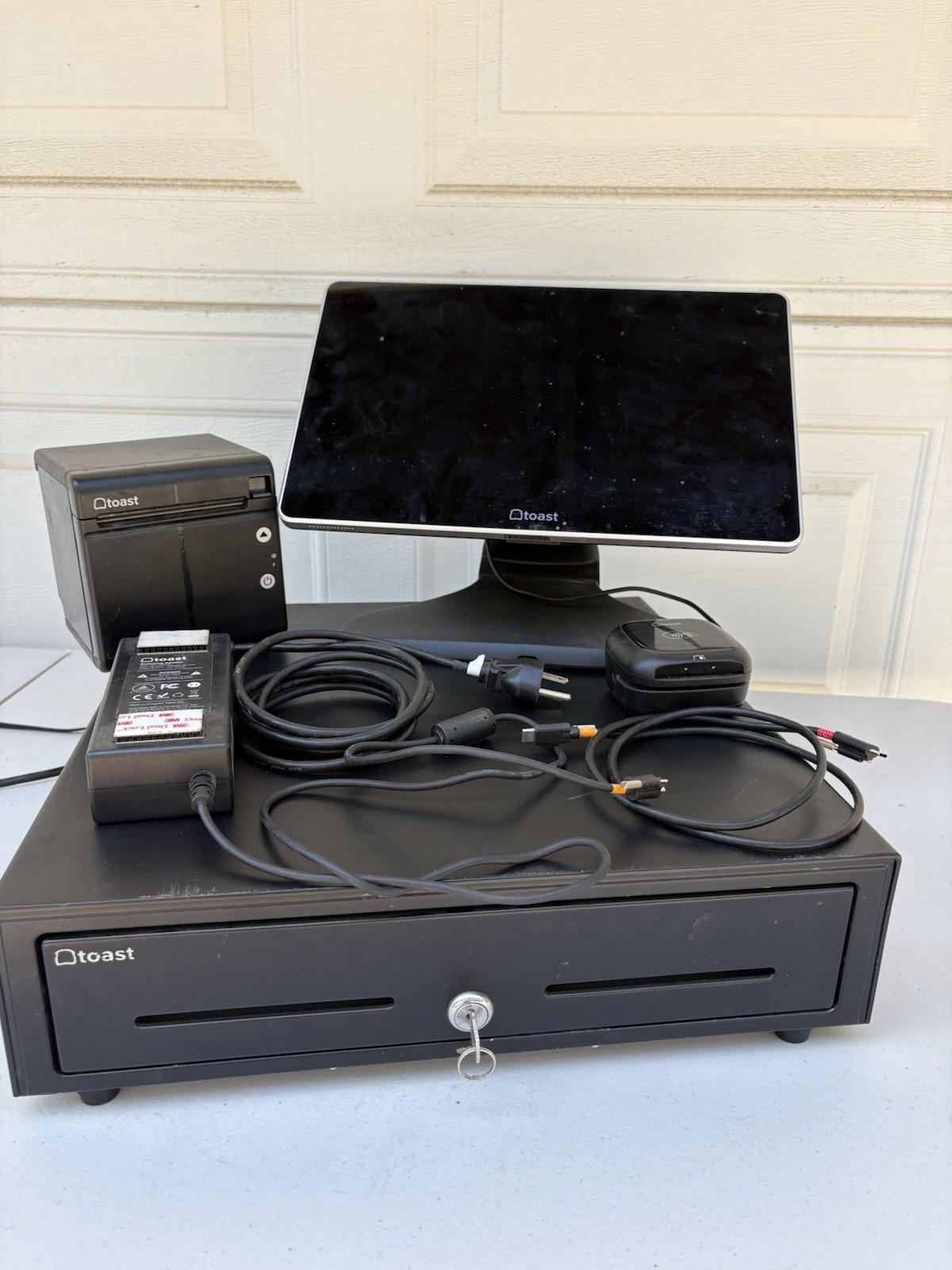 Complete Toast System – Flex POS Screen + Customer Screen, Printer And Tap TT204