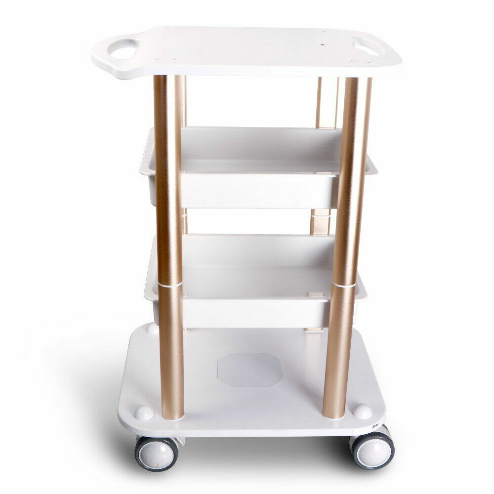 Beauty Salon Trolley Esthetician SPA Equipment Storage Stand Trolley Cart 360??