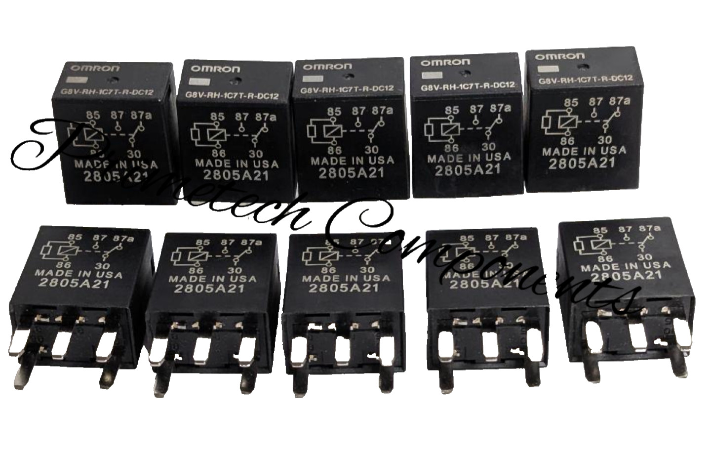 (Pack of 10 ) OMRON G8V-RH-1C7T-R-DC12 , ELECTRONIC MICRO AUTOMOTIVE