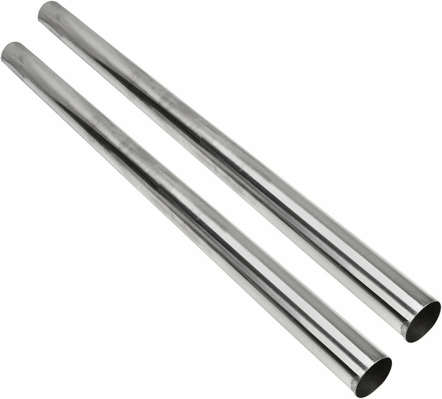 3.5 Inch Straight Pipe Stainless Steel T304 Tubing Piping 48 Inch Long 3.5″ OD T
