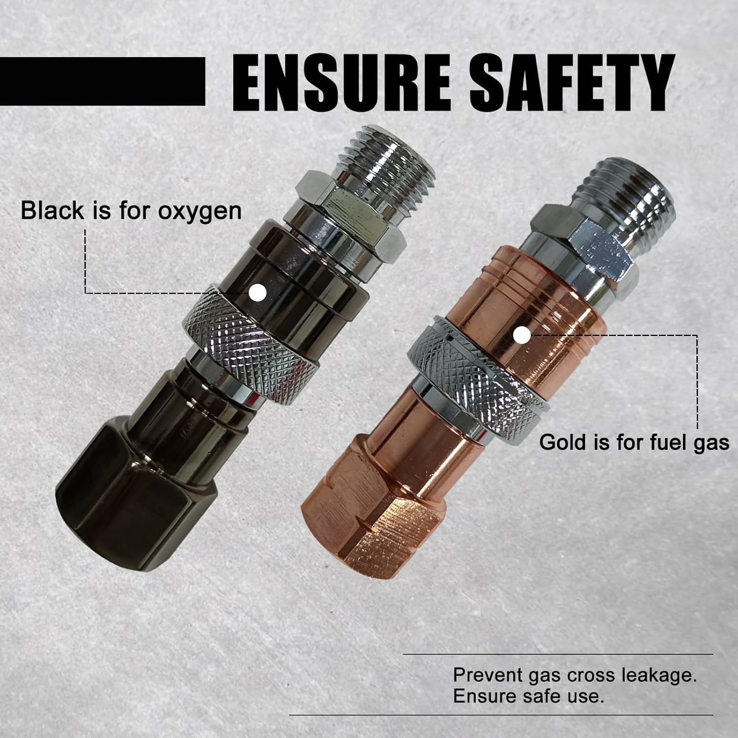 Upgraded Oxy Acetylene Quick Connects,Quick Connect Hose Fittings,Cutting Tor…