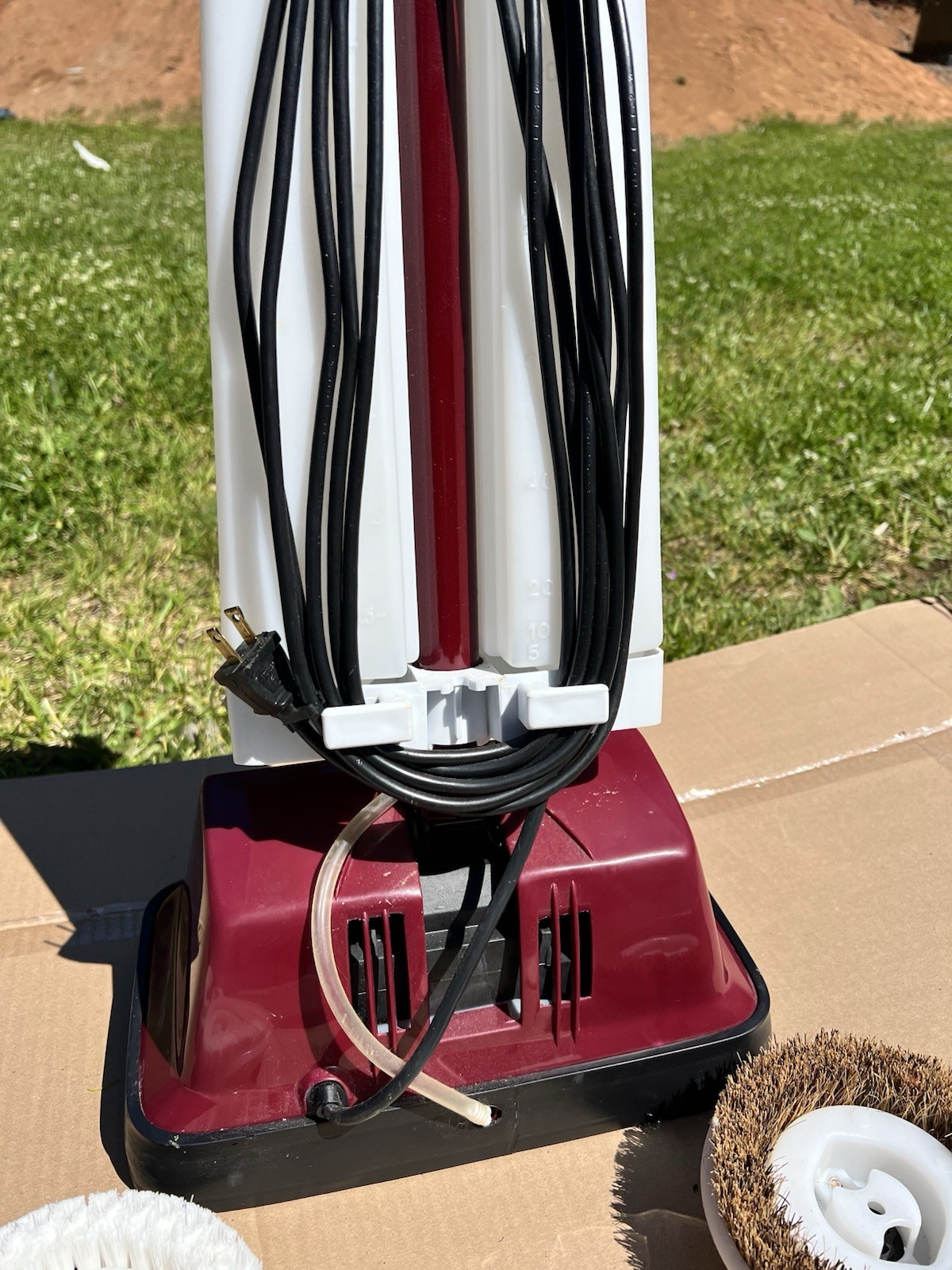 VTG Koblenz P820 The Cleaning Machine Shampoo Polisher 3 Speed + Brushes Maroon