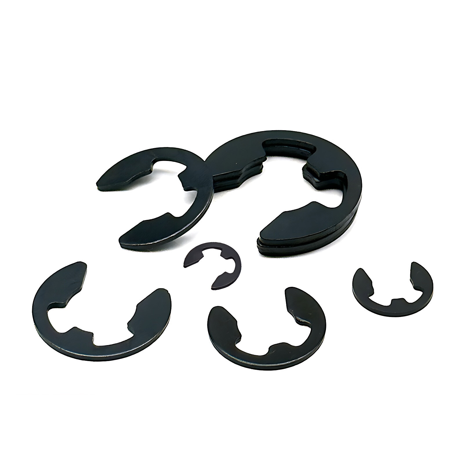 EXTERNAL E-CLIPS RETAINING WASHERS 1.2mm-24mm DIN 6799 C-CLIP 65 MANGANESE STEEL