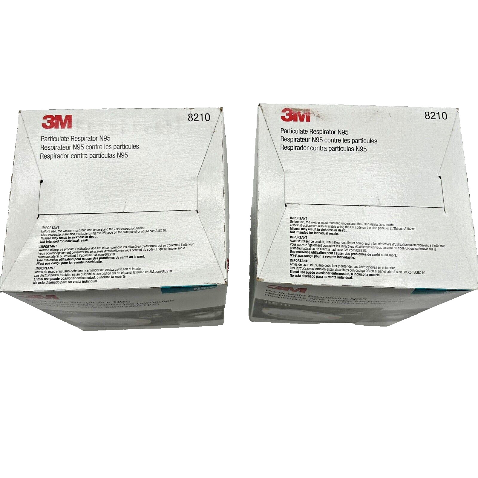3M 8210 N95 Protective Particulate Respirator Mask Box/20 Masks Exp 09/24