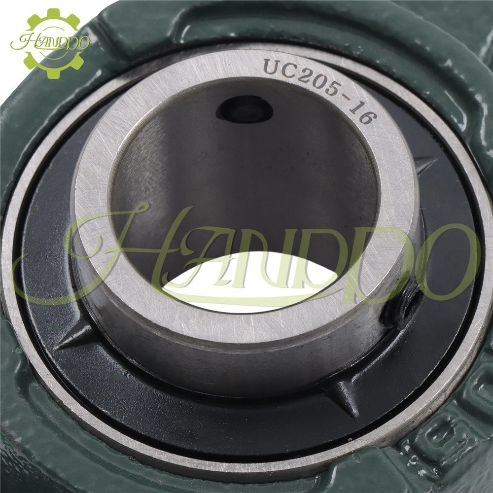 10Pcs UCFL205-16 Pillow Block Flange Bearing 1″ Bore Size 2 Bolt Solid Base