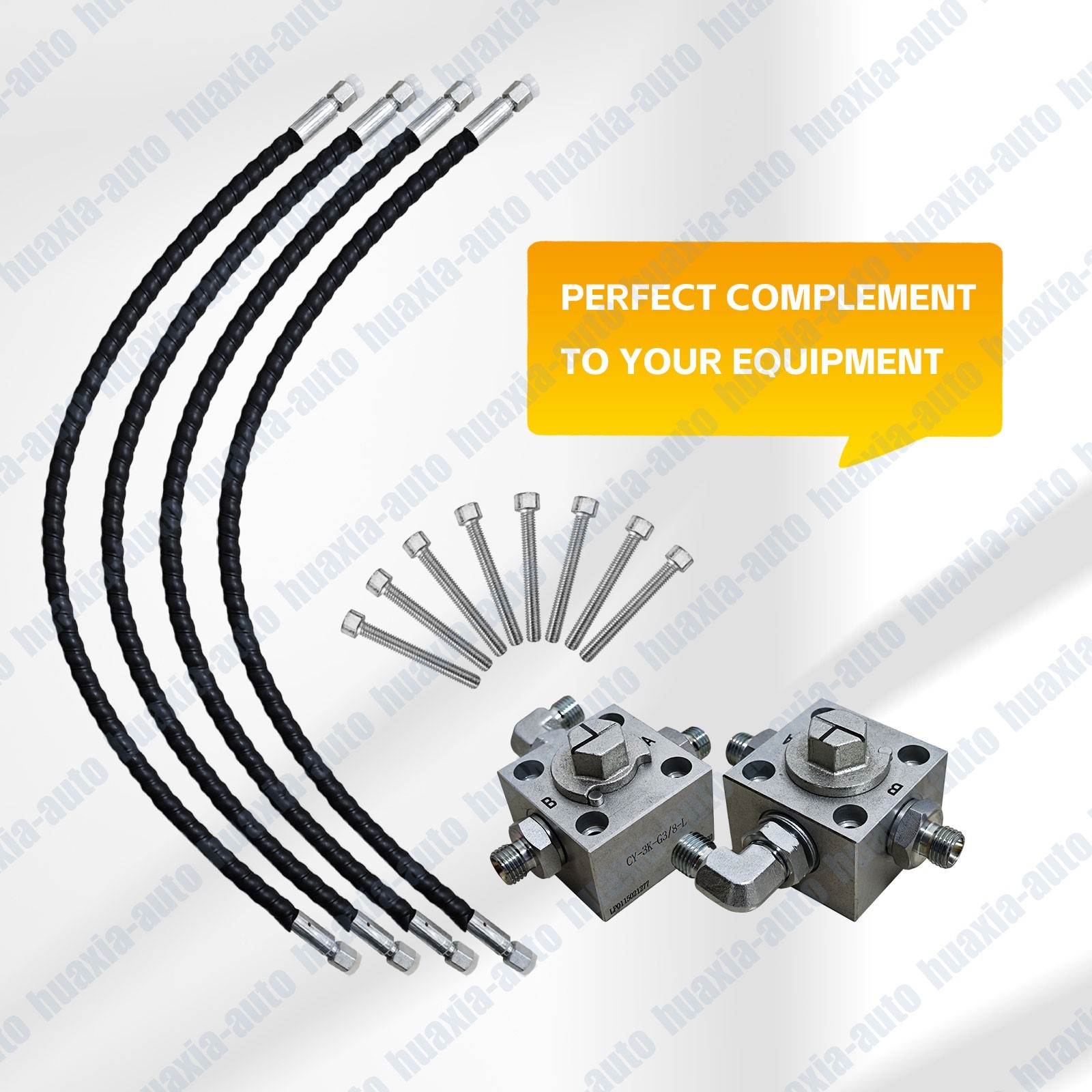 2 Three Way Diverter Valves Excavator for 1-2 ton Chinese Mini Excavator