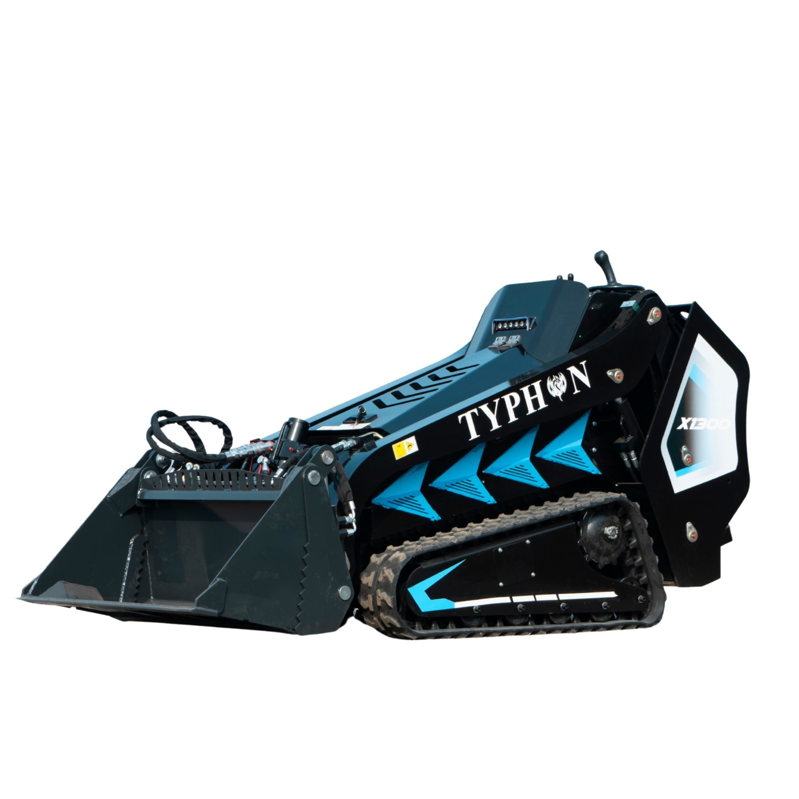 4-In-1 Bucket Combo Mini Skid Steer attachment for TYPHON STOMP X1300 &STOMP 509