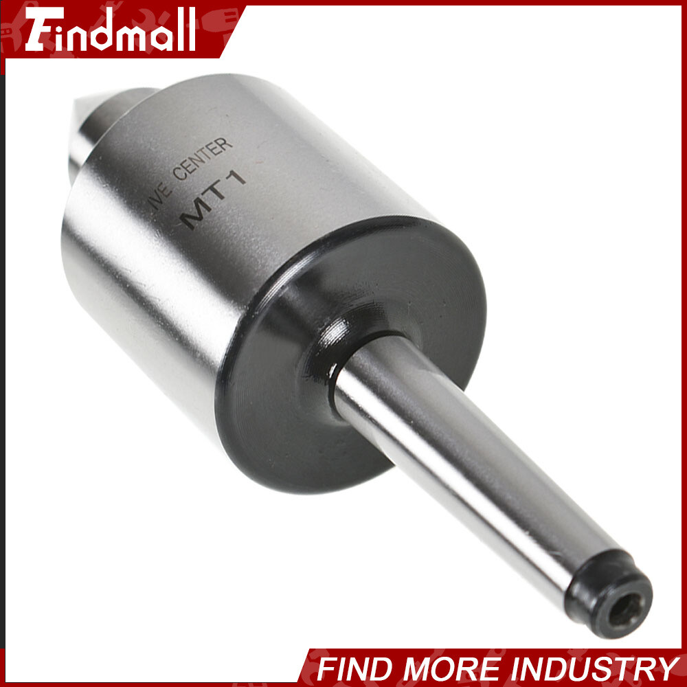 MT1 Live Center Morse Taper 1MT Triple Bearing Lathe Medium Duty CNC
