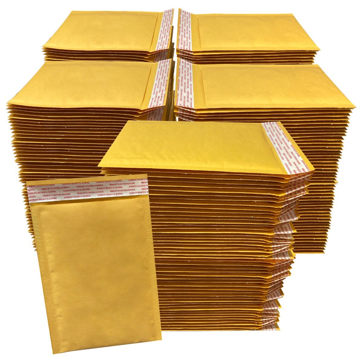 UOFFICE 250 Kraft Bubble Mailers 6.5×10″ – #0 Self-Seal Padded Envelopes