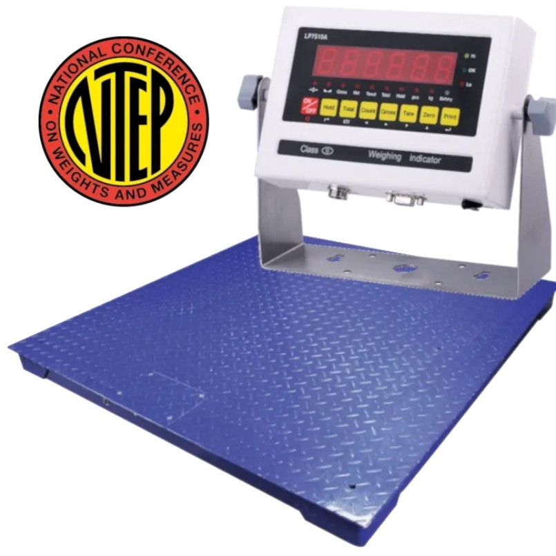 2’x2′ 5000 LB 24″x24″ FLOOR PALLET SCALE NTEP LEGAL FOR TRADE HEAVY DUTY STEEL