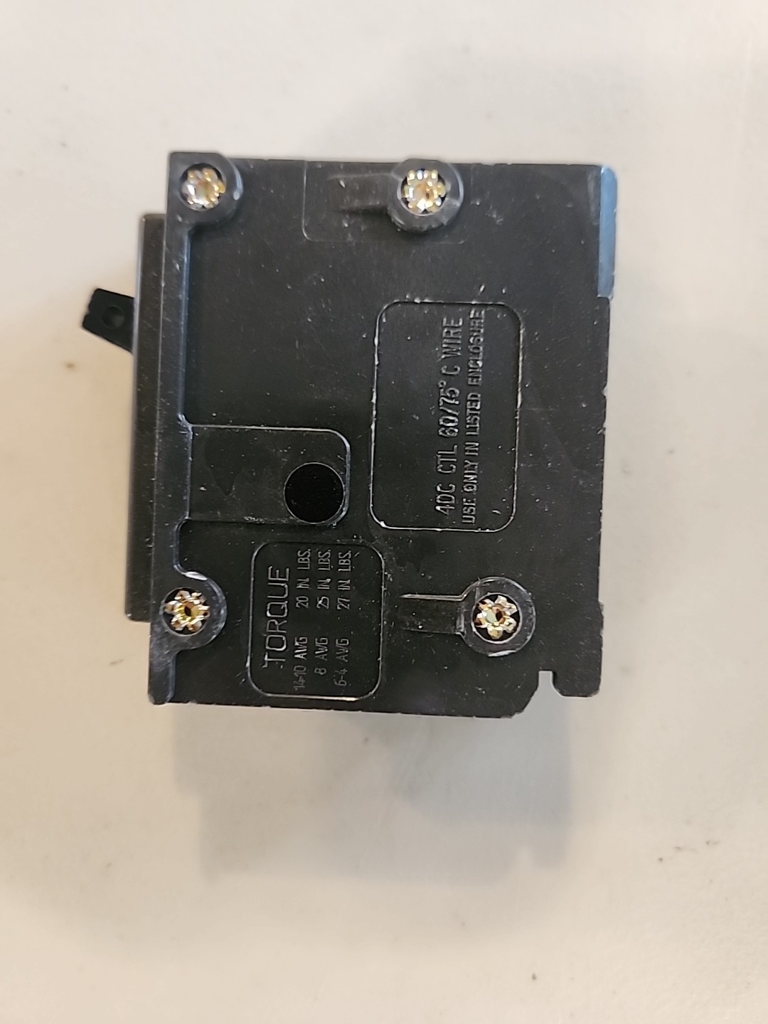 (1) NEW Eaton BR120 20Amp Single Pole Circuit Breaker Cutler Hammer