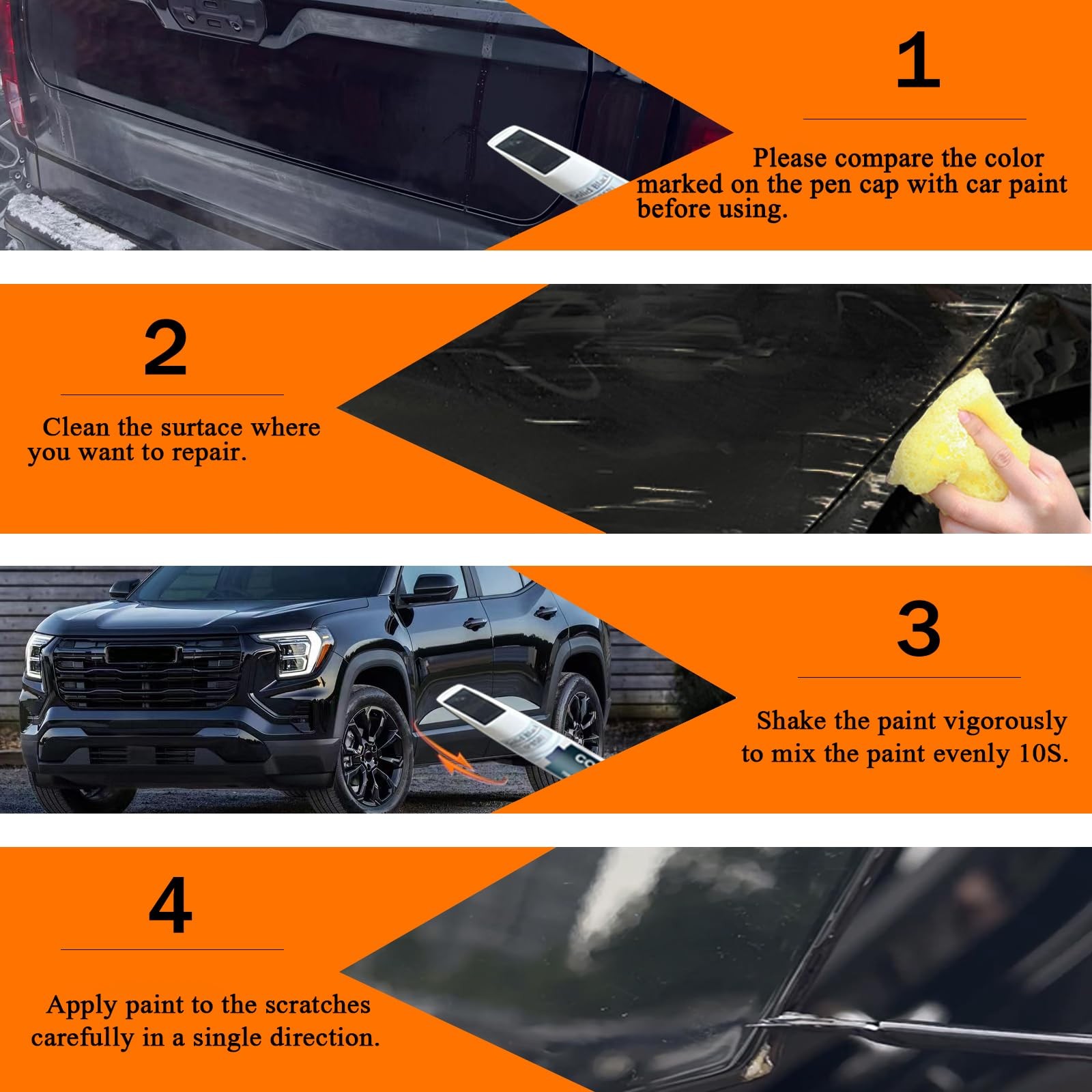 Touch Up Paint Pen for GMC Summit White – Scratch Repair & Remover