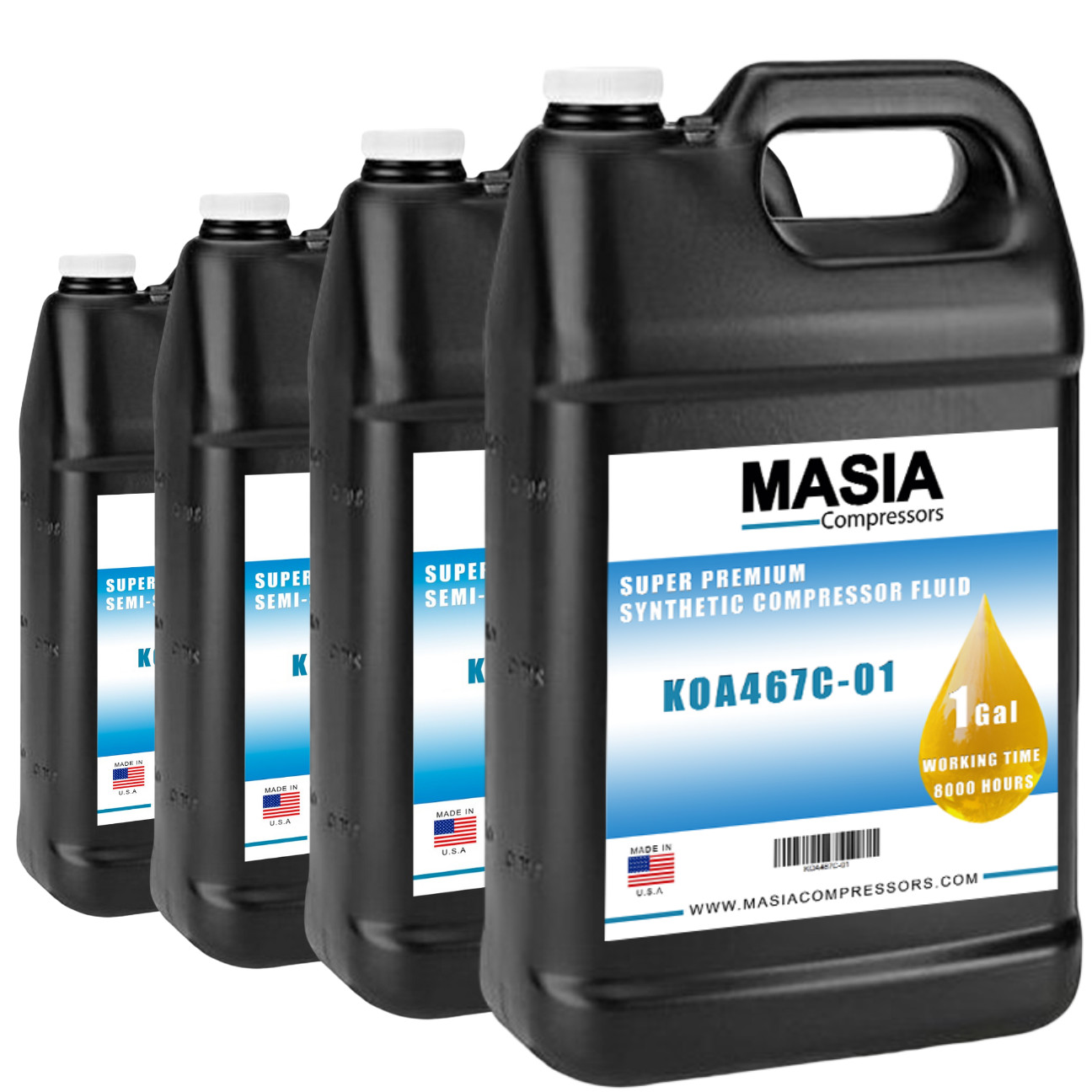 SRF II/8000 Lubricant for Compressor Compatible with Sullair – 4 gal