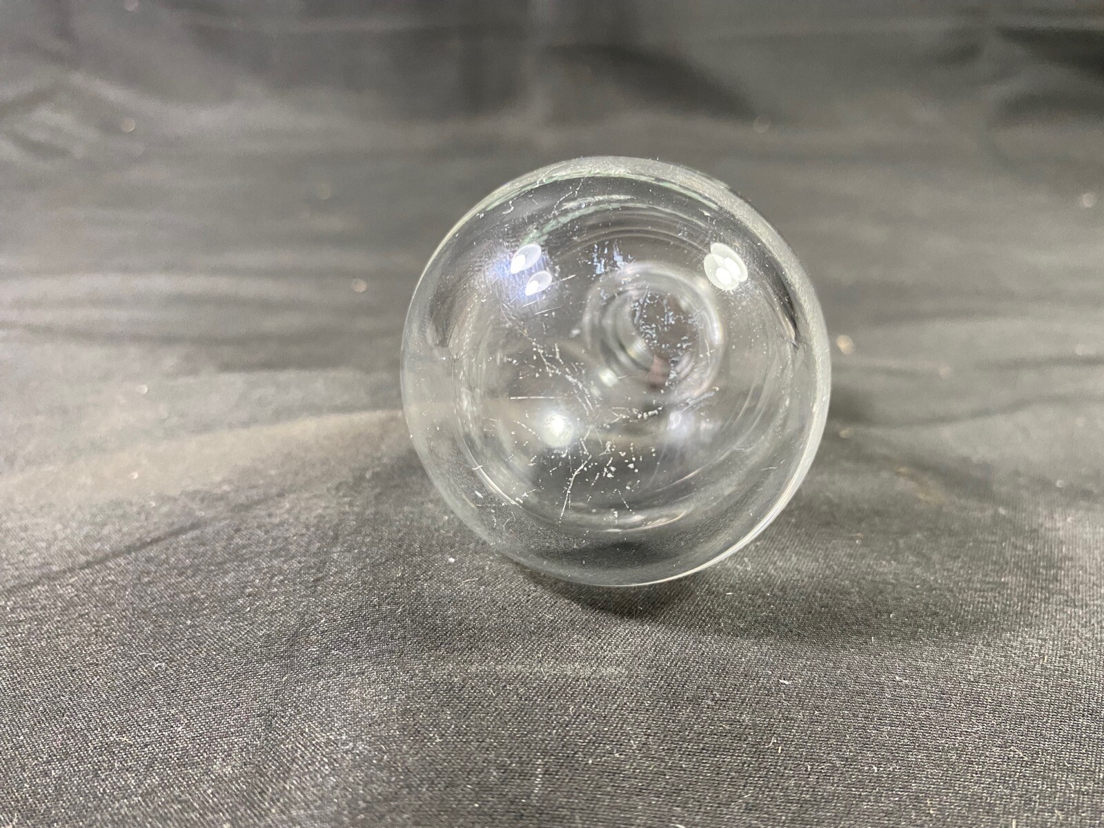 CHEMGLASS 75mL HW Round Bottom Pressure Vessel W #15 Bushing O-Ring CG-1880-10