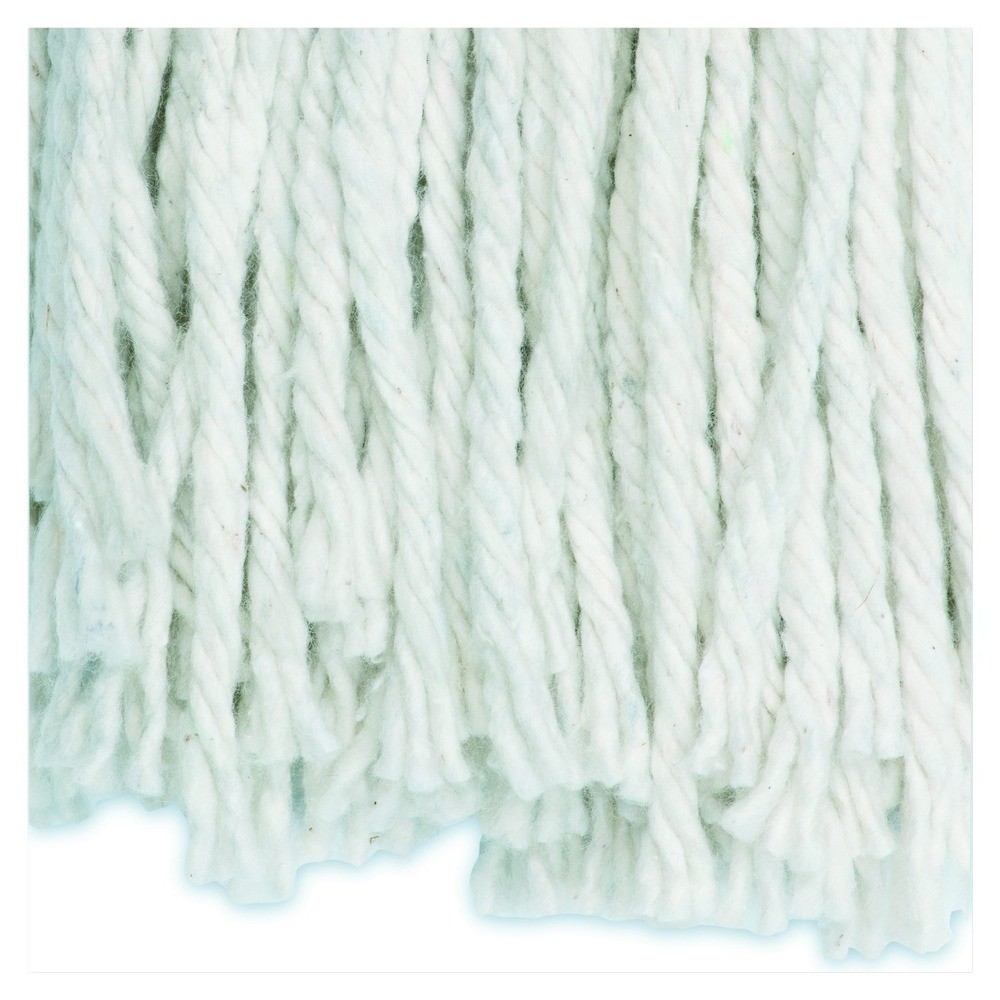 Boardwalk 224CCT 24 oz. Cotton Premium Cut-End Wet Mop Heads – White (12/Ct) New
